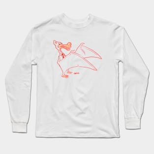 Office Pterodactyl Long Sleeve T-Shirt